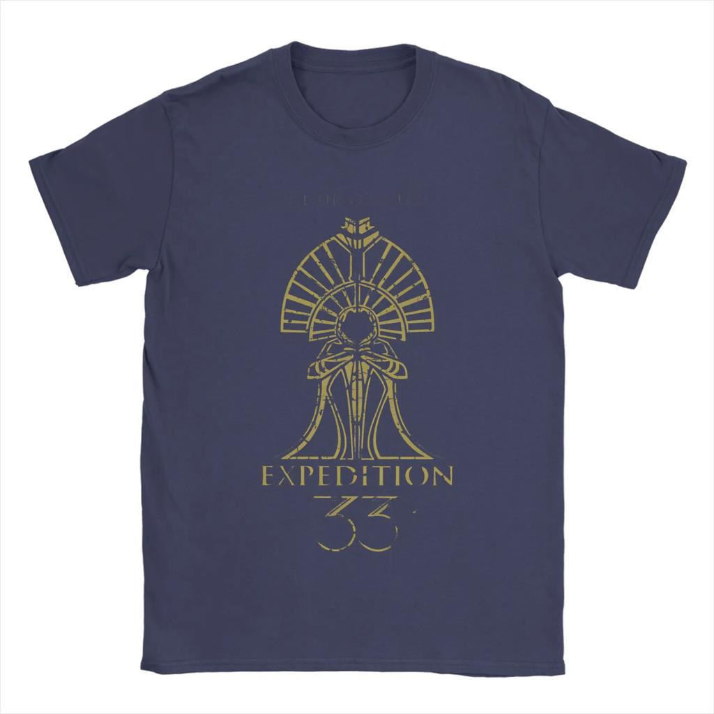 Clair Obscur Expedition 33 The Paintress Men's T Shirts Creative Tees Short Sleeve Round Neck T-Shirt Pure Cotton Clothing