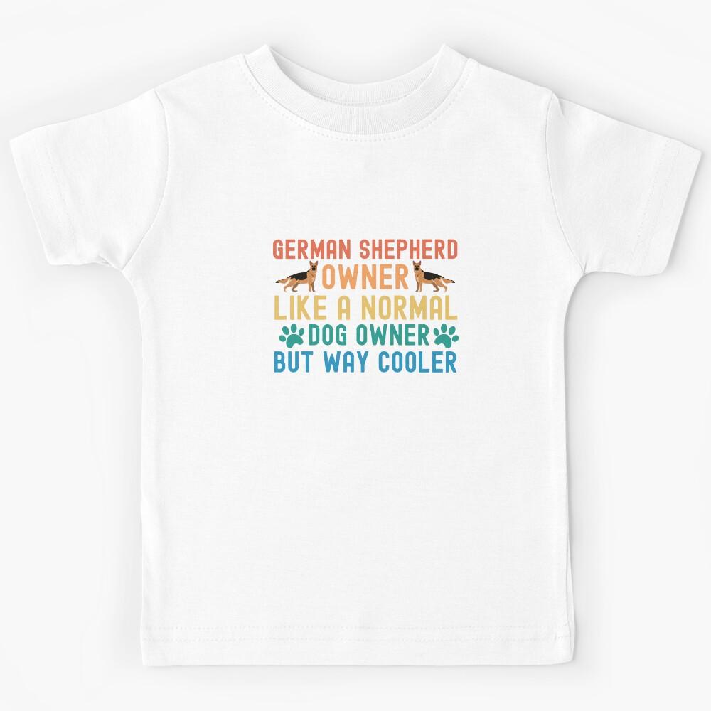 German Shepherd Owner Kids T-Shirt 150