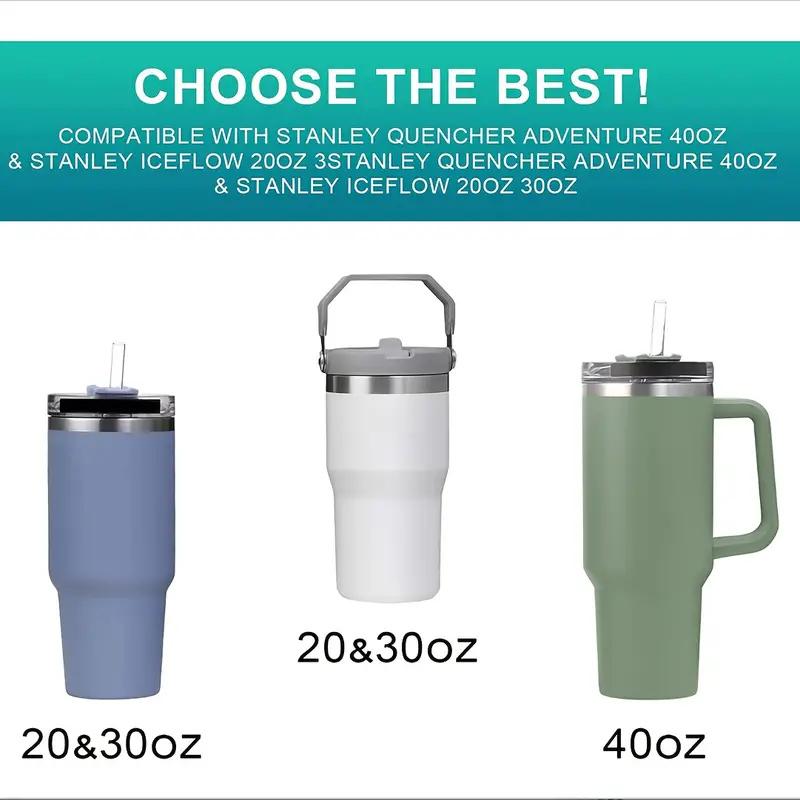 Silicone Bottom Cup Holder Suitable for Fits 40 OZ Stanley Adventure Quencher Tumbler 30 OZ Stanley IceFlow Flip Straw Bottle Cup Holders 5