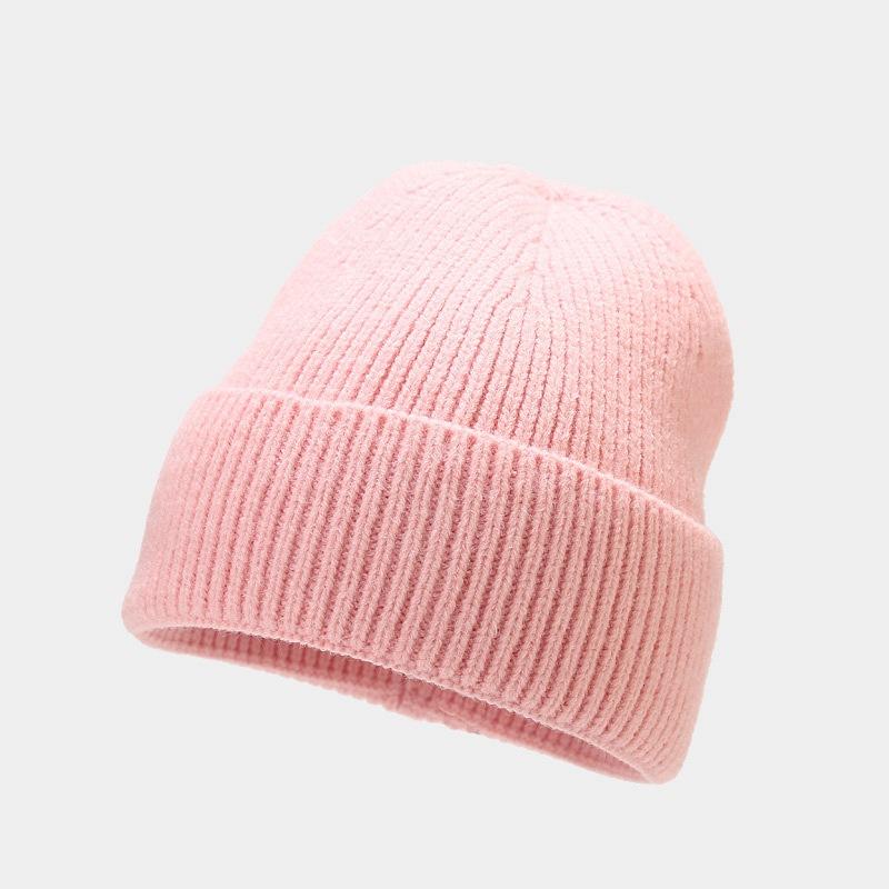 1pc Unisex Autumn Winter Warm Beanie Hats,Solid Color Stretch Knitted Crochet Beanies Hat Caps,Suitable for Daily Wear,Outdoor
