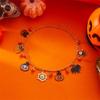 Cute Cartoon Spider Bat Pumpkin Ghost Necklace For Women Vintage Gothic Halloween Metal Chain Clavicle Choker Festival Jewelry
