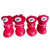 Durable Pet Warm Shoes with Lambswool Lining and Rubber Sole