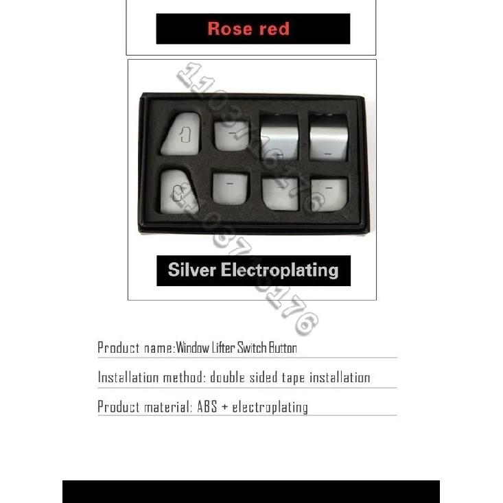 Für Tesla Model 3 Model Y Auto Fensterheber Schalter Knopf Aufkleber Tür Knopf Aufkleber Innenraum Auto Zubehör