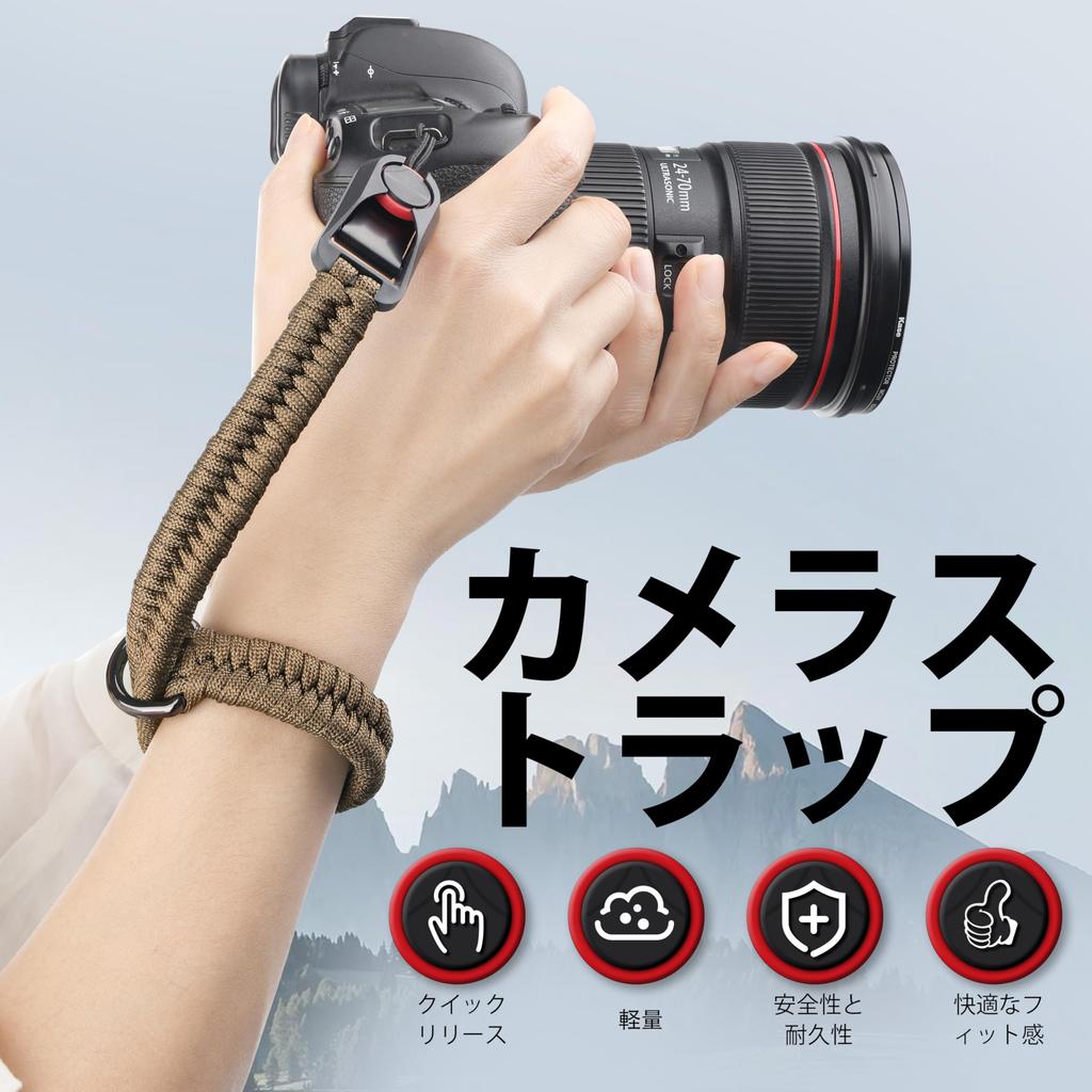 Camera Wrist Strap for Photographers Quick Release Camera Hand Strap for DSLR or Mirrorless Cameras [SUNYA]