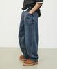 BOOVOOM [Plus Size] Ice Shade Wide Denim Pants