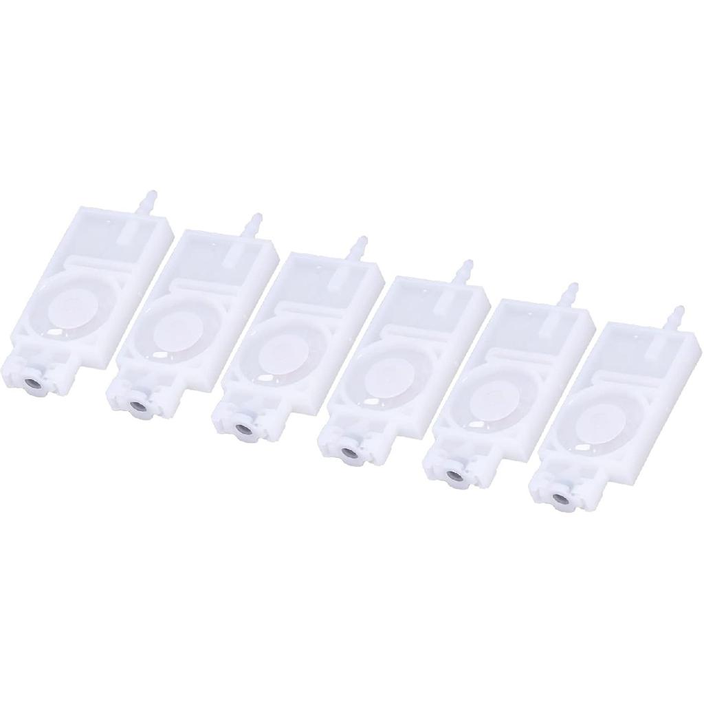 Ink Damper Replacement, Standard Size Inkjet Head Dampers PP Material Easy Installation with High Accuracy Filter for XP600 Printers(white)