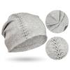 Women's Winter Slouchy Hat with Crystals Grey - Peterson