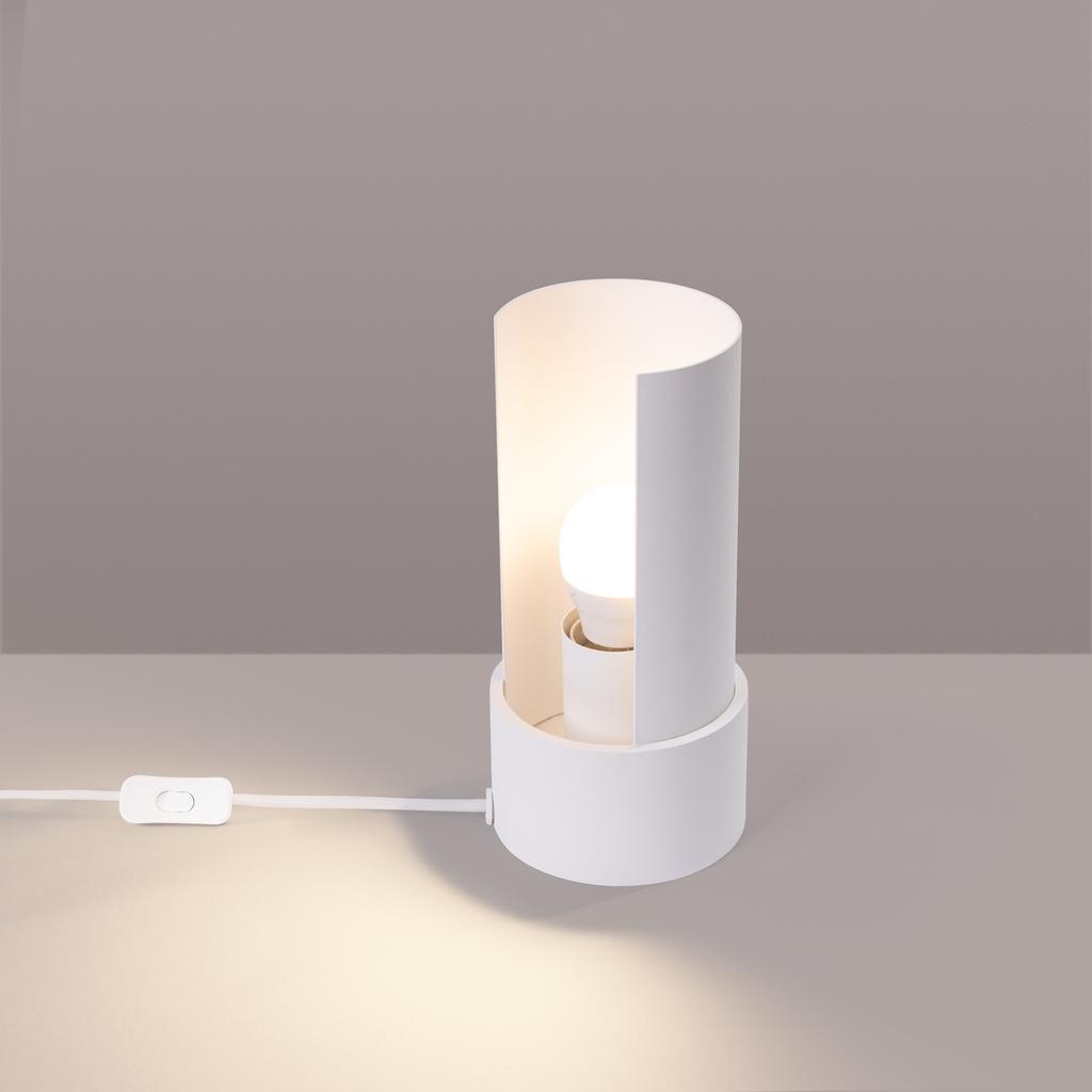 Flash desk lamp white