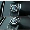 GLC GLB 1pc 29mm Aluminum Car Multimedia Knob Badge Stickers for Mercedes Benz AMG A C E S Class CLA CLS W212 W213 W204 W205 W1