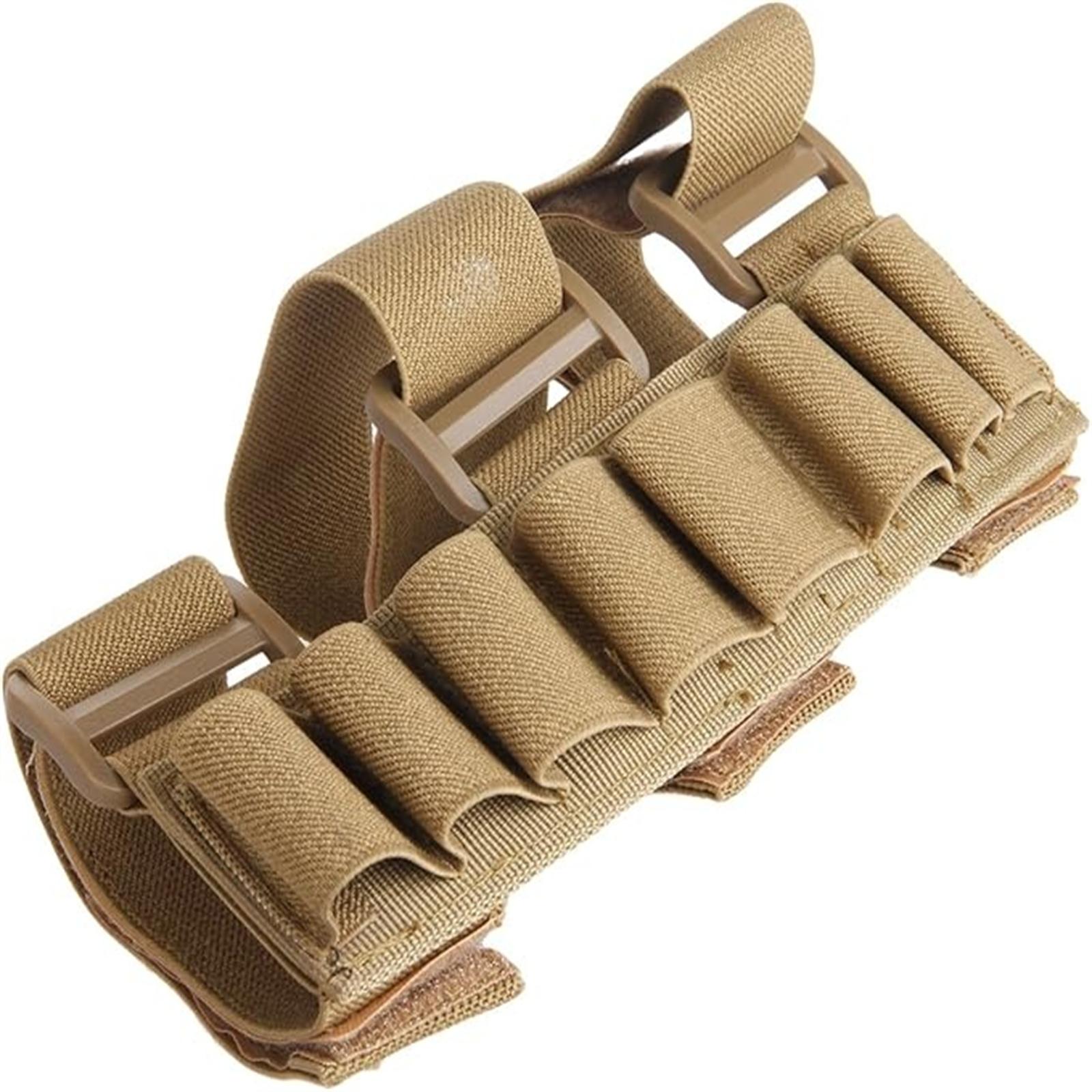 

Функціональна тактична сумка для полювання з підтримкою підборіддя – знімний нарукавний підсумок для патронів та спорядження для фіксації рук для занять спортом на відкритому повітрі One Size