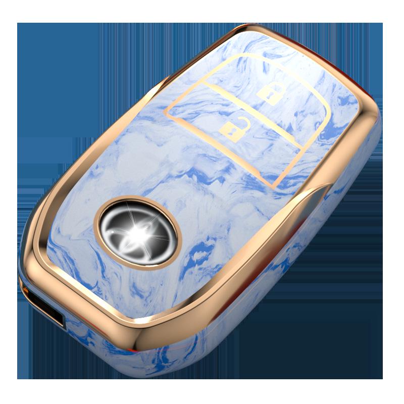 Toyota Autoschlüsselhülle für RAV4, Camry, Corolla, Levin, Highlander, Prado, Crown - Vollständig umschließend