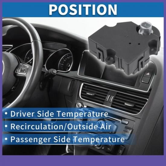 Car HVAC Heater Blend Door Actuator Single for Chevrolet Traverse 2009-12