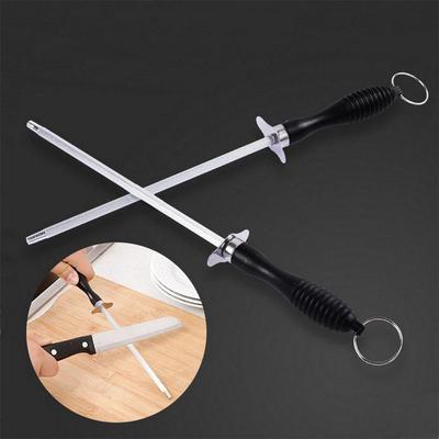 Stainless Steel  Knife Sharpener Sharpening Rod with ABS Handle Honing Knife Sharpener  Knife Sharpening