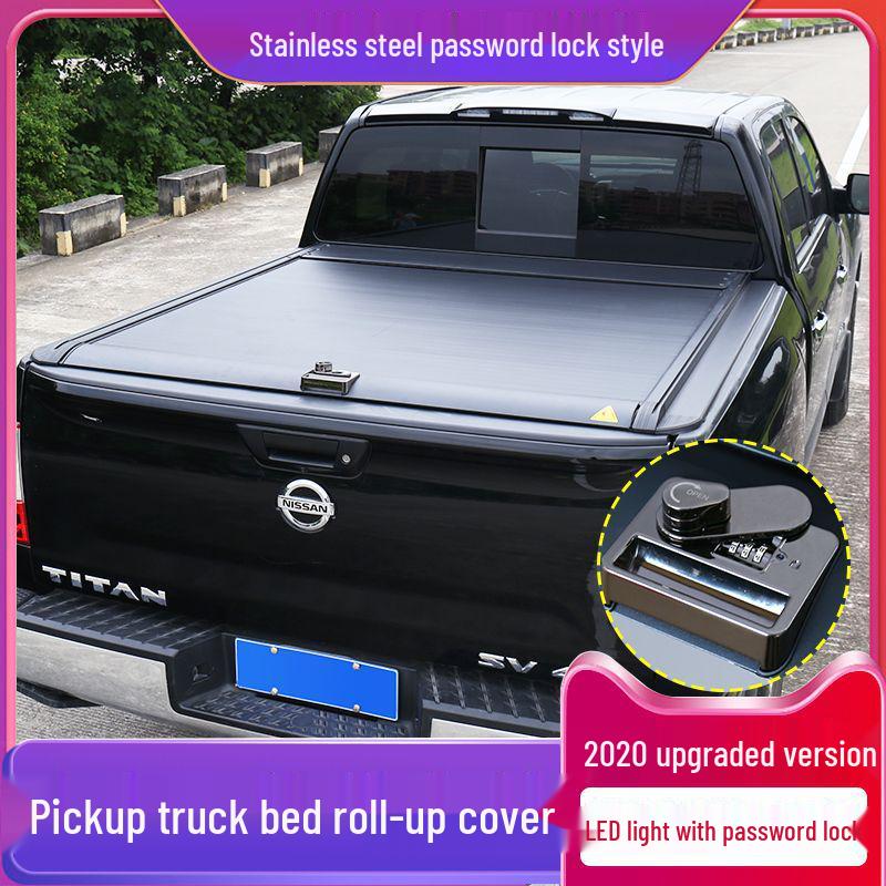Dodge Ram Tailgate Roller Cover - Electric/Manual Push-Pull Flat Bed Accessory for Pickup Truck Modification