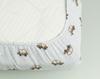 Muslin fitted sheet for crib 120*60 (cars)
