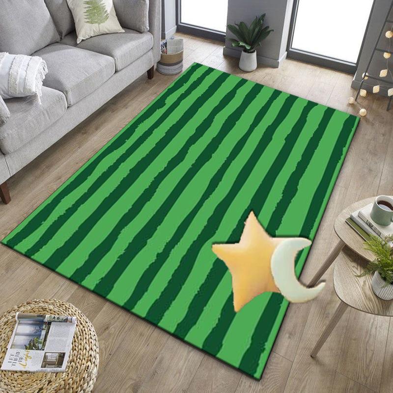 Watermelon Slice Pattern Office Rug Chair Mat, Entryway Carpet, Suitable for Front Door, Bedroom, Living Room, Desk, Holiday Gift