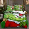 NIEUW Groen Monster Stole Christmas Comfort Beddengoed Set Beddengoed Set Grinch Dekbedovertrek Set King Queen Maat Voor Jongens Meisjes Cadeaus
