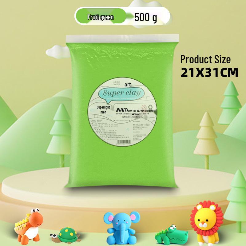 Superleichter 500g Kinder-DIY-Ton - 24 Farben, Großpackung