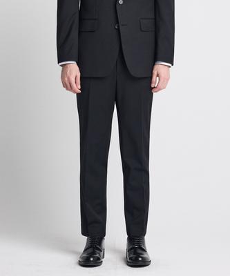 STCO [Crossfit] Wool Blend Four-Way Stretch Suit Pants Black (Classic Fit)_Sslvz61Csb