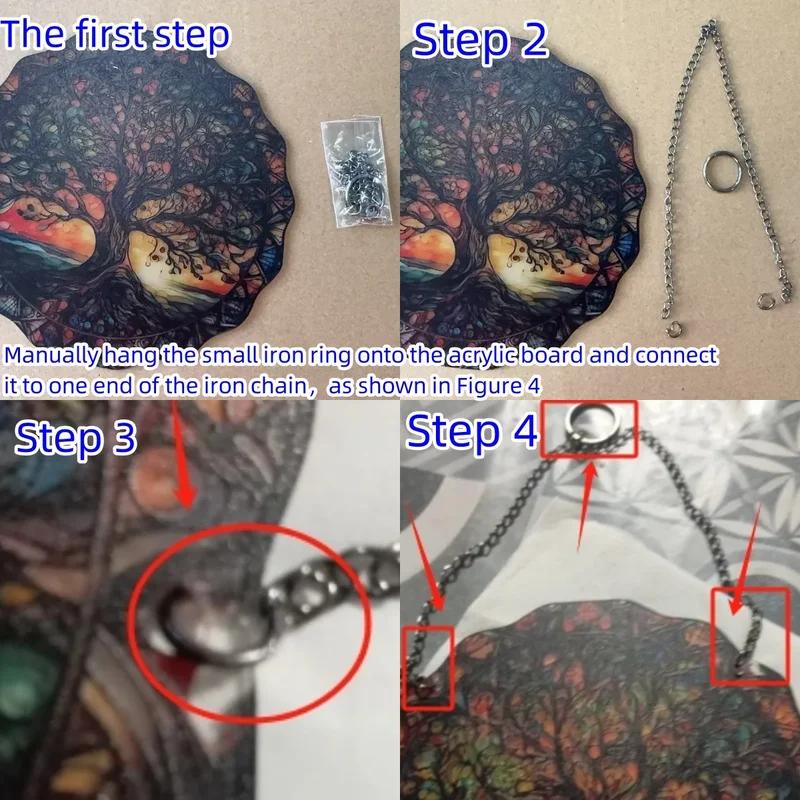 Acrylic Tree of Life Decorative Plaque, Wall Art Decoration, Welcome Sign, Pendant, Decorative Hanging Sign, Home Decoration