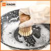 Xiaomi Solid Wood Dish Brush 2pcs Coconut Palm Cleaning Tool Stain Remover Safe for Non Stick Cookware