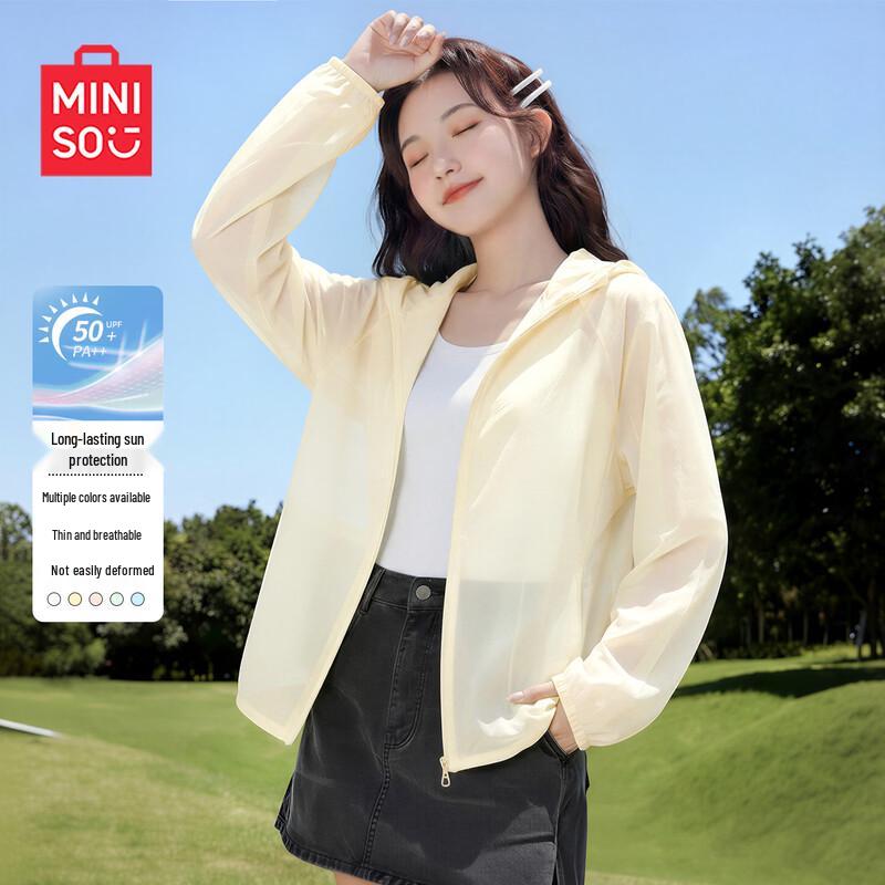 MINISO Women s UPF50+ Lightweight UV Protection Sunscreen Jacket M