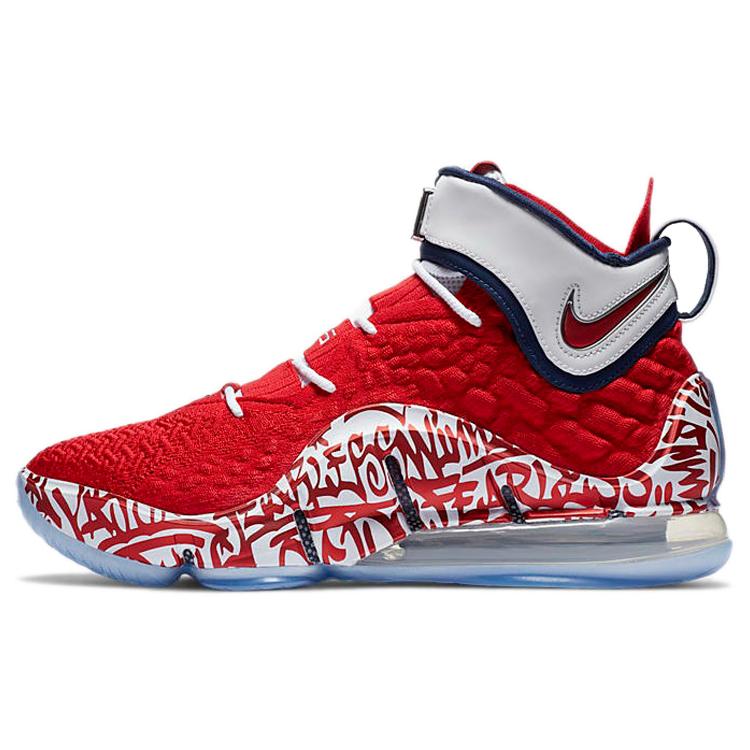 

Nike LeBron 17 LeBron 4 Red Graffiti CT6047-600 44