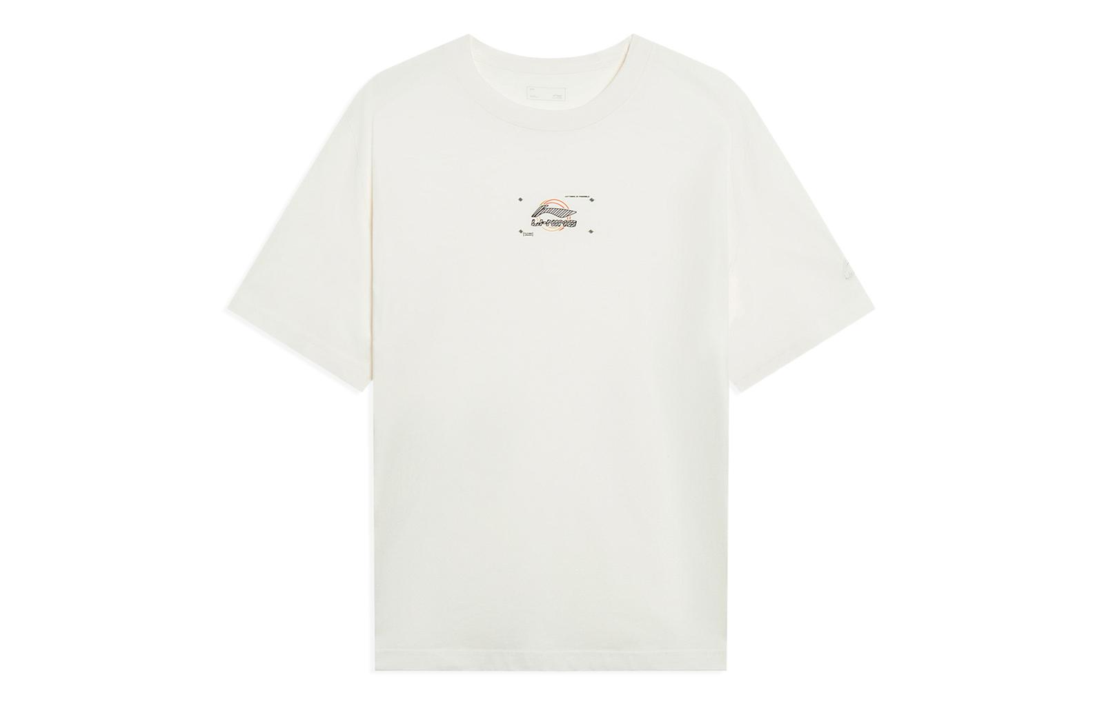 Li Ning Sports Lifestyle Collection T Shirt Men s Ecru AHST005-1 XXL