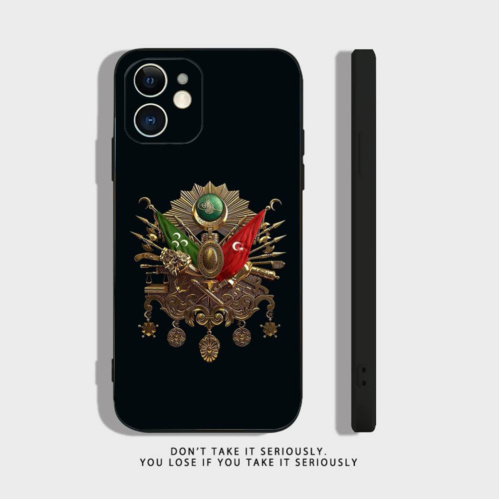 

Cool Empire O-Ottoman For iPhone 17,16,15,14,13,12,11,Pro,X,XS,Max,XR,Plus,Mini Soft Silicone Phone Case Black Shockproof TPU iPhone17Pro