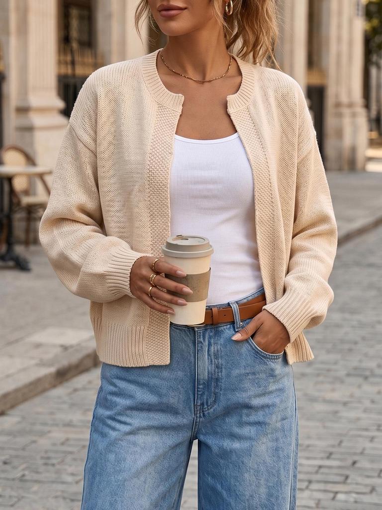Women's Retro Style Loose Knit Cardigan - Autumn/Winter 2026 Collection