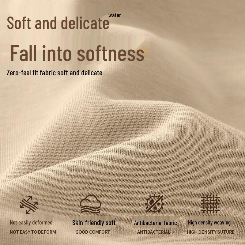 MINISO Men's Antibacterial Loose Fit Long-Sleeve Henley Tee