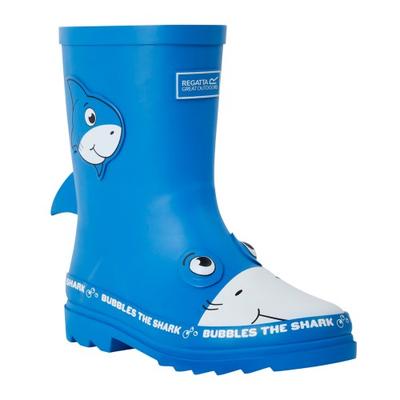 Childrens/Kids Mudplay II Bubbles The Shark Wellington Boots