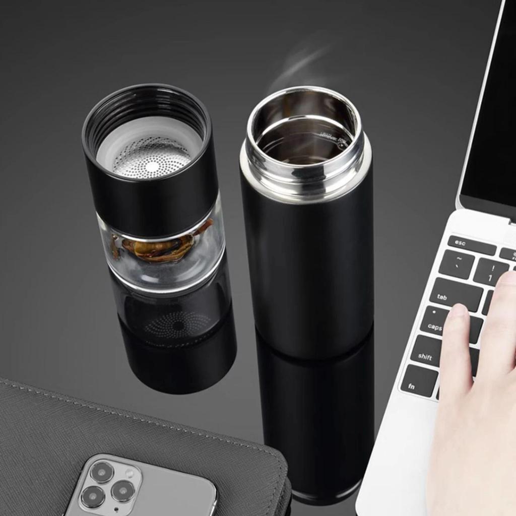 SAMADOYO Tea Separation, Heat-resistant Glass Brewing, Tea Filtration, Portable Cup, Outdoor Portable Travel Vehicle Water Cup