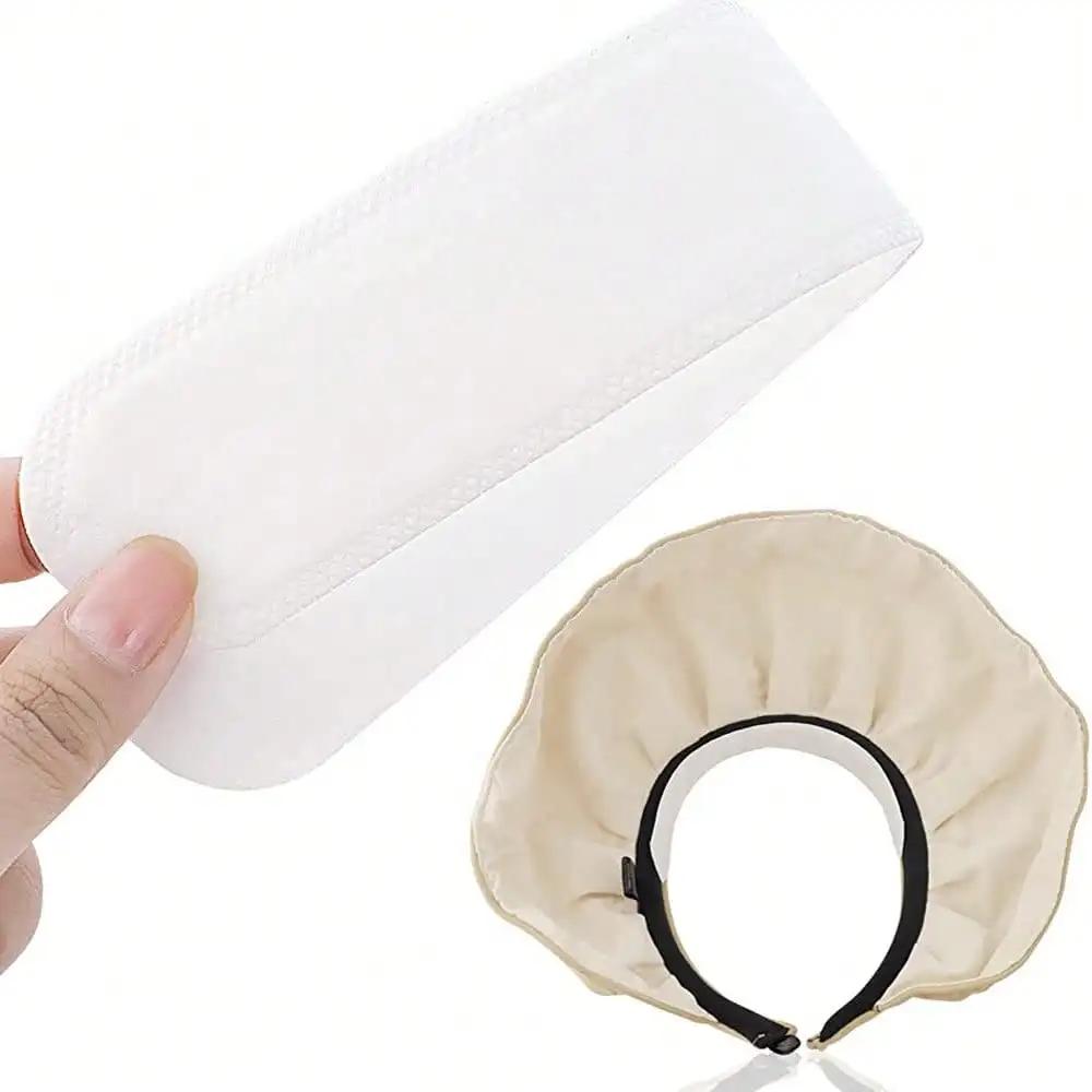 10pcs Disposable Hat Sweat Pad Anti-Dirt Patch for Summer Outdoor Travel Portable Leisure Accessory Hotel and Beach Essentials