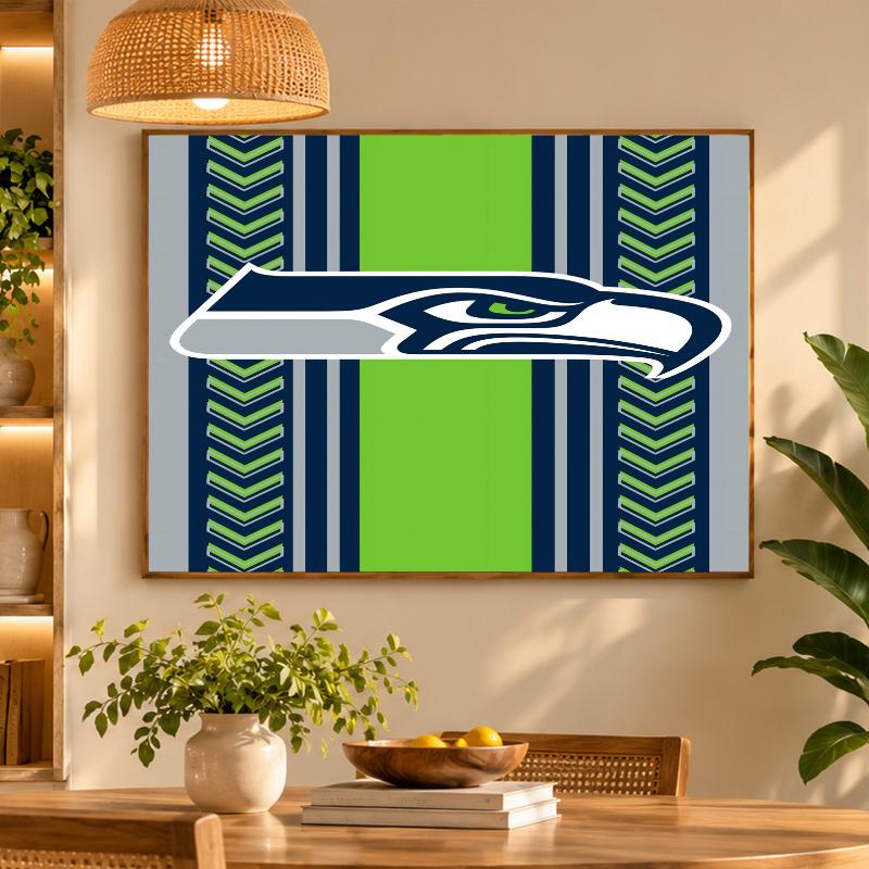 5D Diamond Painting Seattle Seahawks DIY Full Drill Diamond Art Kit Home Decoration