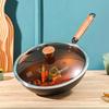 KSISE 32cm Fine Iron Wok