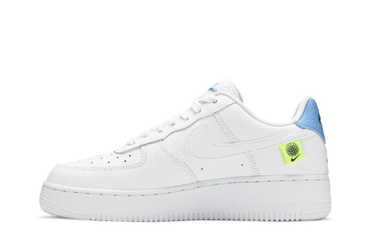 Nike Air Force 1 Low '07 Worldwide Pack White Blue Volt (Women's)