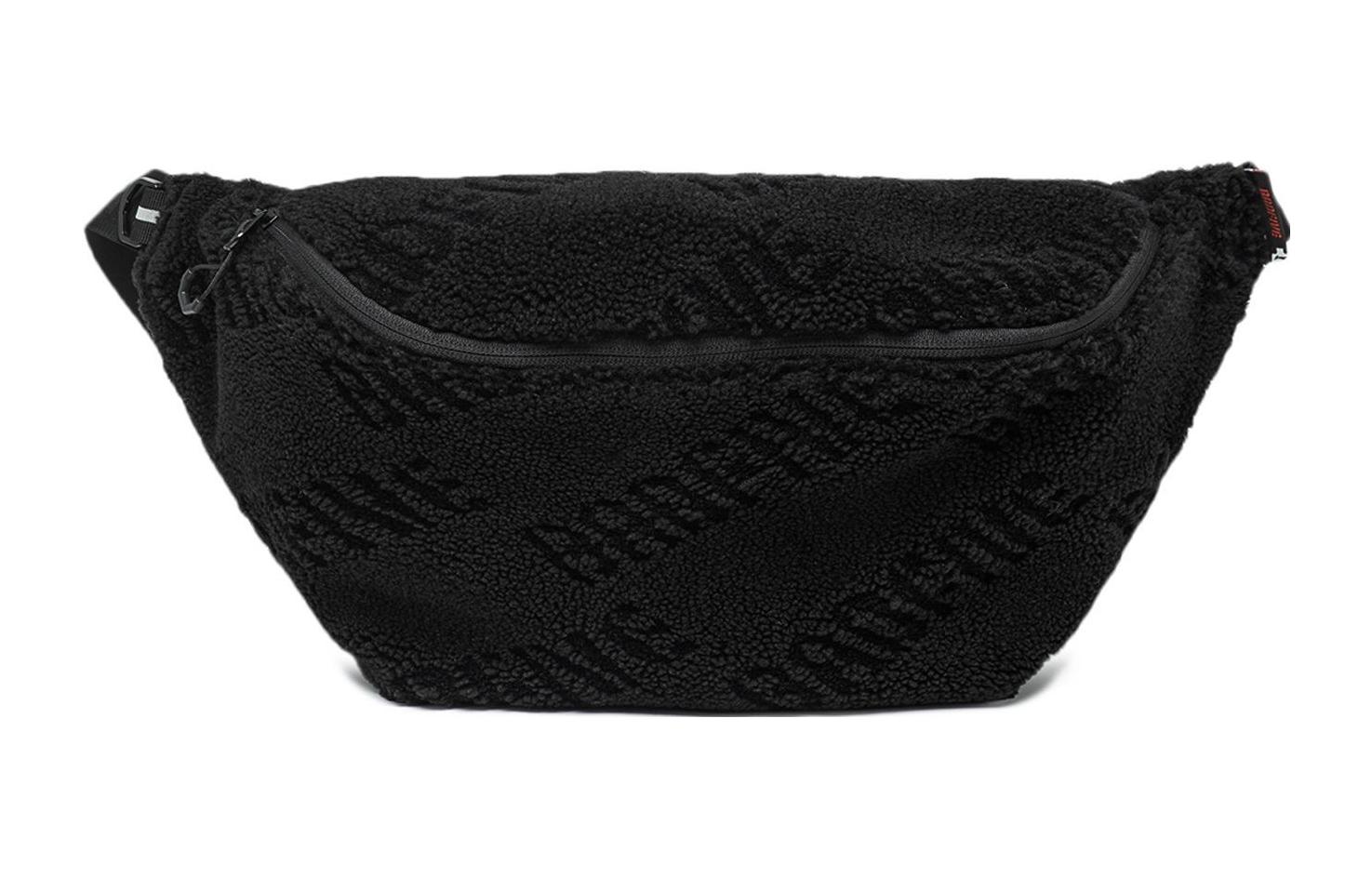 Li Ning Polyester One Shoulder Crossbody Sling Bag Regular Unisex Black ABDT283-2