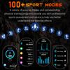 New 100+Sports Modes SmartWatch Men Health Monitoring Music Control Heart Rate Blood Pressure Monitoring  Smart Watch Men