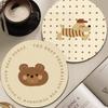 Cartoon Animal Coasters Creative Rubber Heat Insulation Mat Home Kitchen Waterproof Non-slip Plate Table Cup Jewelry Photography