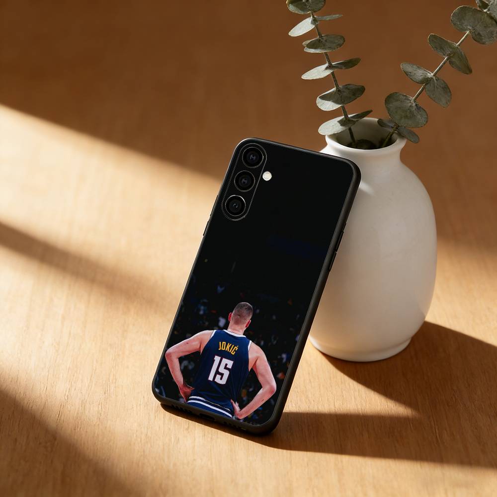 

Nikola Jokic 15 MVP Phone Case For Samsung Galaxy A91,80,73,72 ,71,53,52,32 ,31,22,21s,20,Soft Black Case Samsung a32 5g