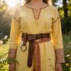 With Sword Frog Medieval Belt PU Leather Sword Sheath Belt Ring Strap Durable Sword Holder Belts