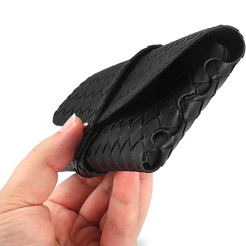 Leather Glasses Case Snap Rope Belt Portable Sunglasses Glasses Case Storage Box Sunglasses Case
