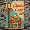 [2D Flat] 1pc 20.32x30.48cm Vintage Christmas Carol Sign | Aluminum Metal - Rustic Festive Scene Wall Decorations, Vintage 1958