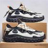 Trendy Men's Breathable Mesh Athletic Shoes - Summer Style with Thick Sole