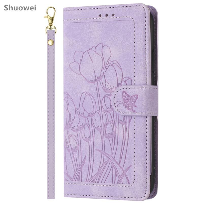 Pro Iphone 13 14 15 16 16E 17 Pro Plus Max SE 4 Pouzdro Peněženka Kožené Vyklápěcí Pouzdro Držák na Karty Kryt