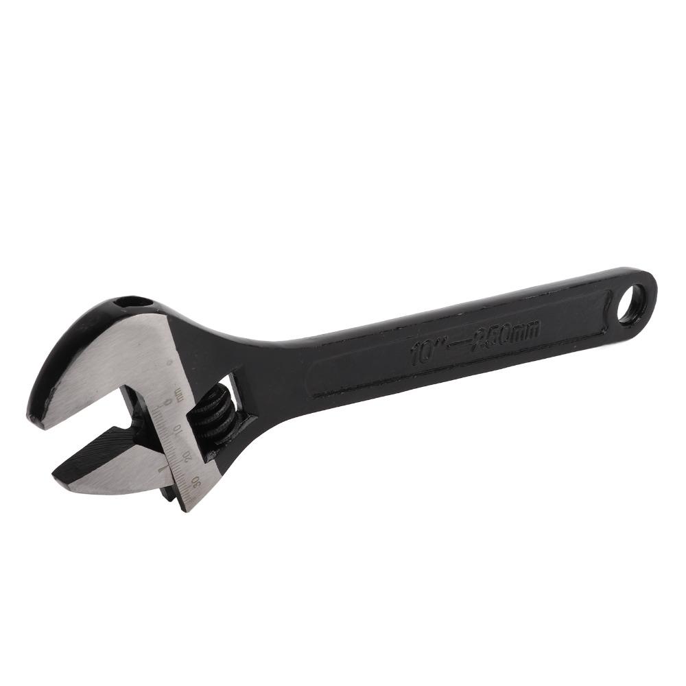 Adjustable Adjustable Wrench 45 Steel Open End Wrench Black Oxide Wrench  General Maintenance