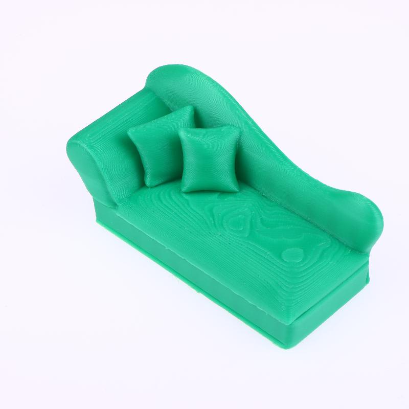1Pcs French Victorian Style Simulation Mini Furniture Play Home Toy 1:12 Scale Miniature Dollhouse 3D Printed Sofa Model