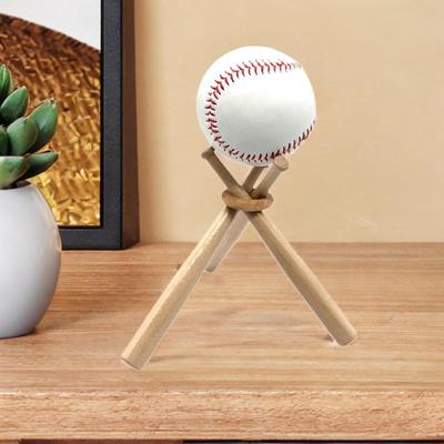 Baseball Halter Ständer Holz Display Rack Halterung Tennisball Halter Schreibtisch Organizer Aufbewahrung für