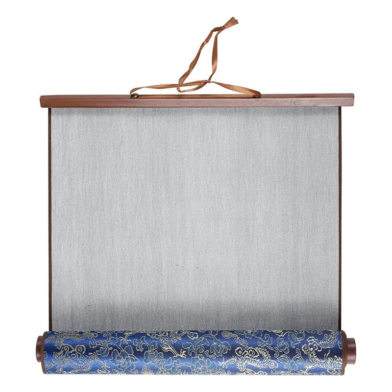 

A95I-No Ink Or Paper Waste Reusable Calligraphy Cloth, Water Write Cloth Scroll For Chinese Calligraphy Practice